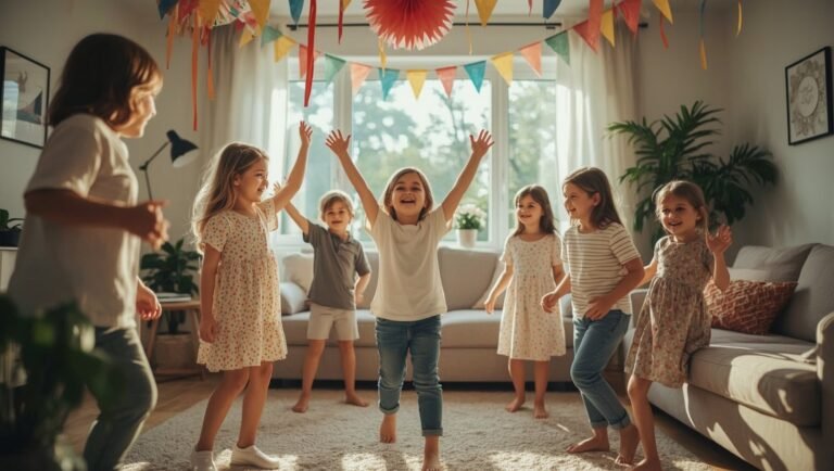 Spiele für den Kindergeburtstag drinnen und draußen