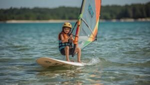 Windsurfen mit Kindern: So gelingt der Einstieg