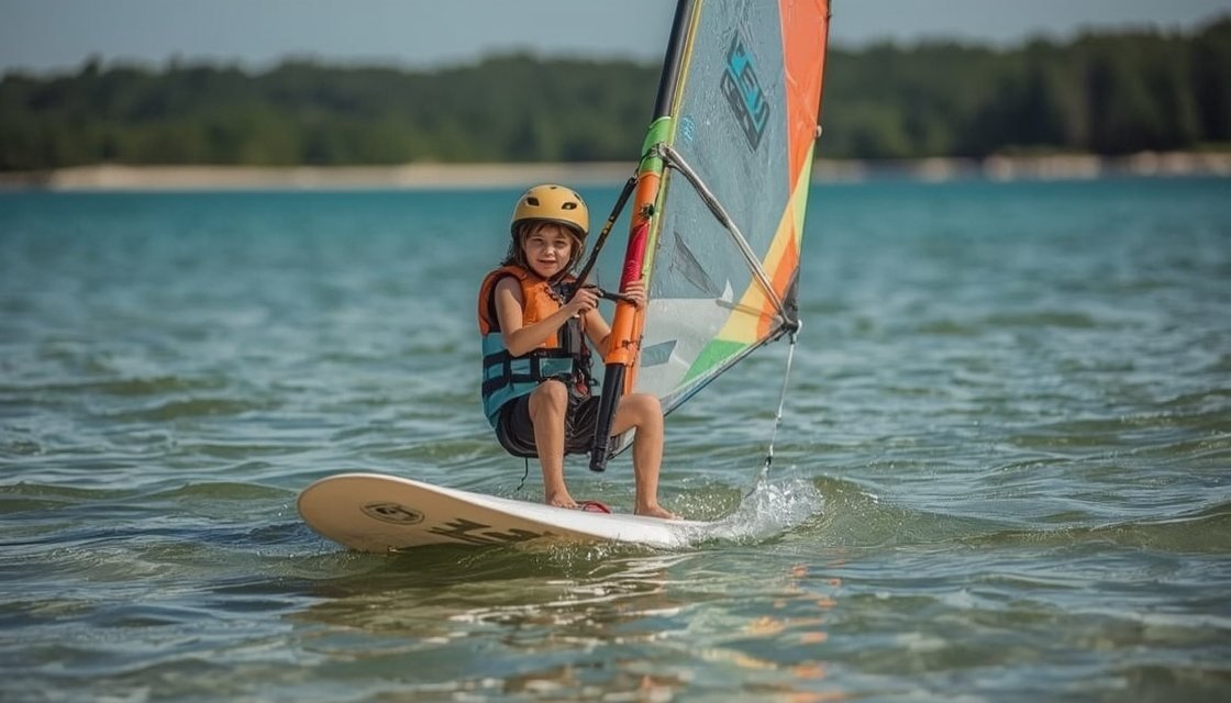 Windsurfen mit Kindern: So gelingt der Einstieg